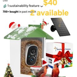 Bird Feeder Solar Camera