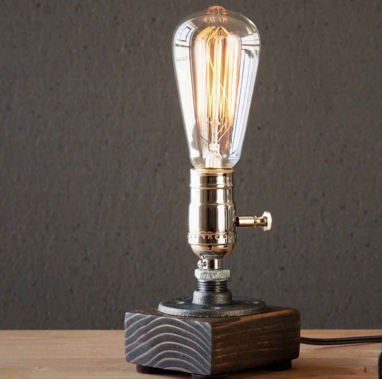 Handmade Industrial Lamp