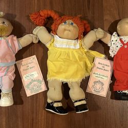 Cabbage Patch Dolls and Clothes