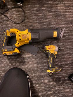 DeWalt Brushless Reciprocating Saw and Impact Driver