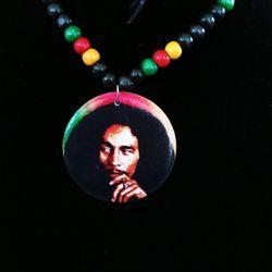 Bob Marley Necklace And Bracelet Set