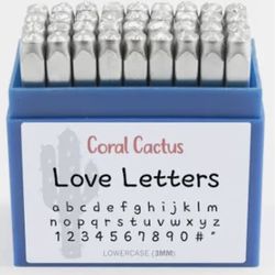 Letter Stamping Tools A-Z, 1-9