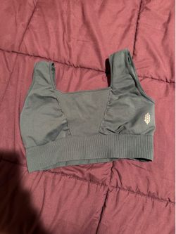 Large green free people sports bra