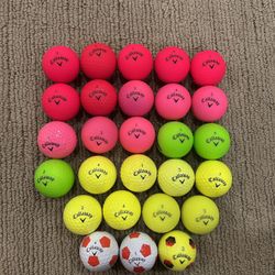 27 Assorted Callaway Golf Balls. The 