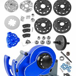 RC Transmission Complete Upgrades Part for 1/10 Slash 2WD(VXL),Rustler 2WD(VXL),Stampede 2WD(VXL),Bandit 2WD(VXL),Alloy Aluminum Gearbox,Replace #3695