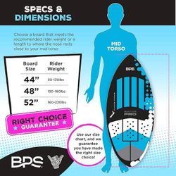 Brand New BPS Skimboard with Padded Carry Bag