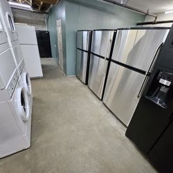 Huge Liquidation Sale Store Full Of Nice Lightly Used Certified Gently Used Recognition Refurbished Fridge Washer Dryer Stove Oven Stackable Free Warr