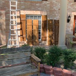 Real Wood Shutter Custom New Work    70”L  .. 14  Inch W