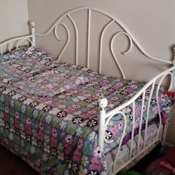 Twin Trundle Bed Frame With Mattress 