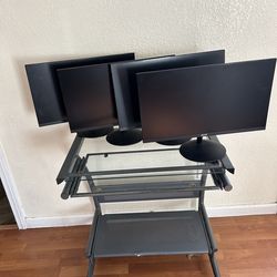 PC Monitor. 4 Acer monitors. 22”. All 4 for $30. Power supply cables lost during the move.