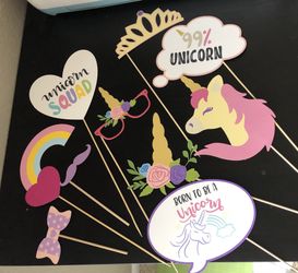 Unicorn Photo Props