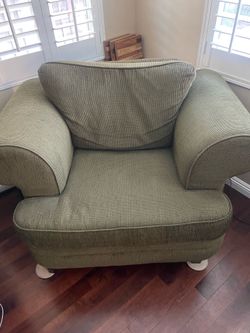 Oversized Chair in Chino