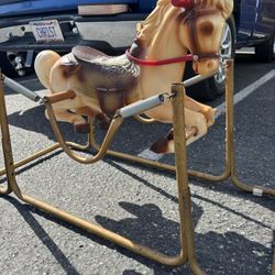 Vintage Wonder Horse Spring Rocking Horse 