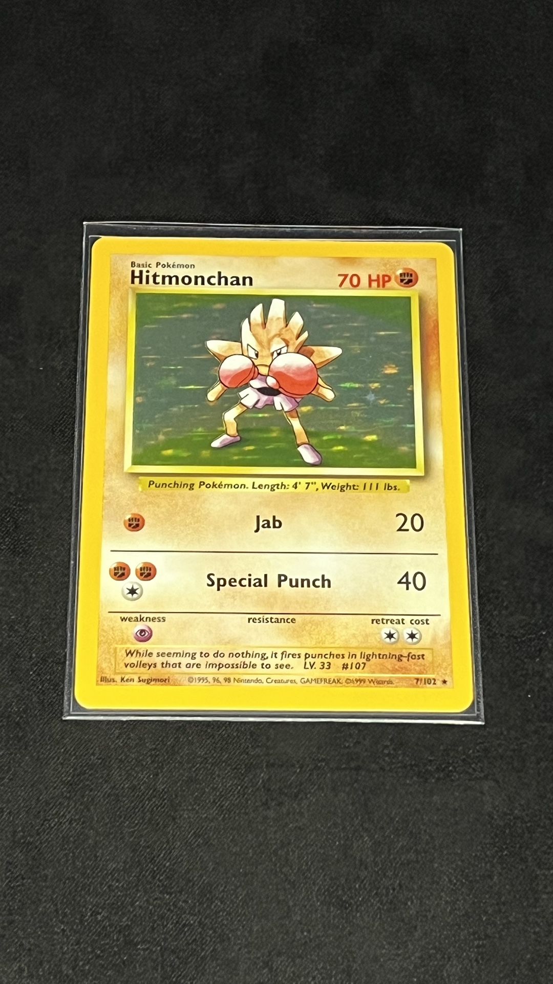 HITMONCHAN 7/102 UNLIMITED