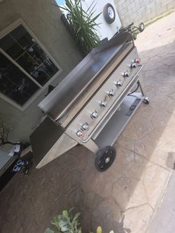 Large Stainless Steel Commercial Flat Top Griddle