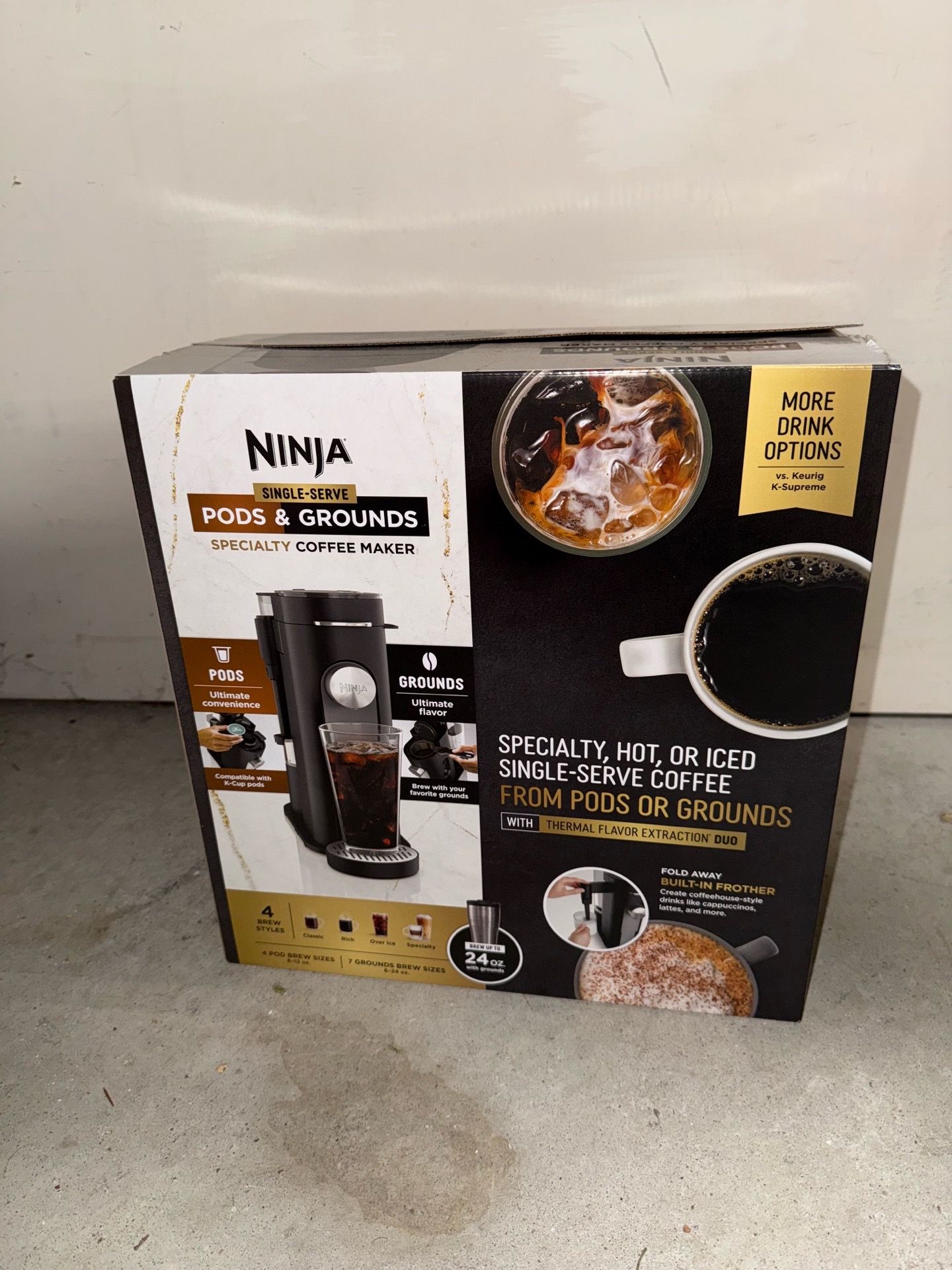 Ninja Single-Serve Pods & Grounds Specialty Coffee Maker - NEW!