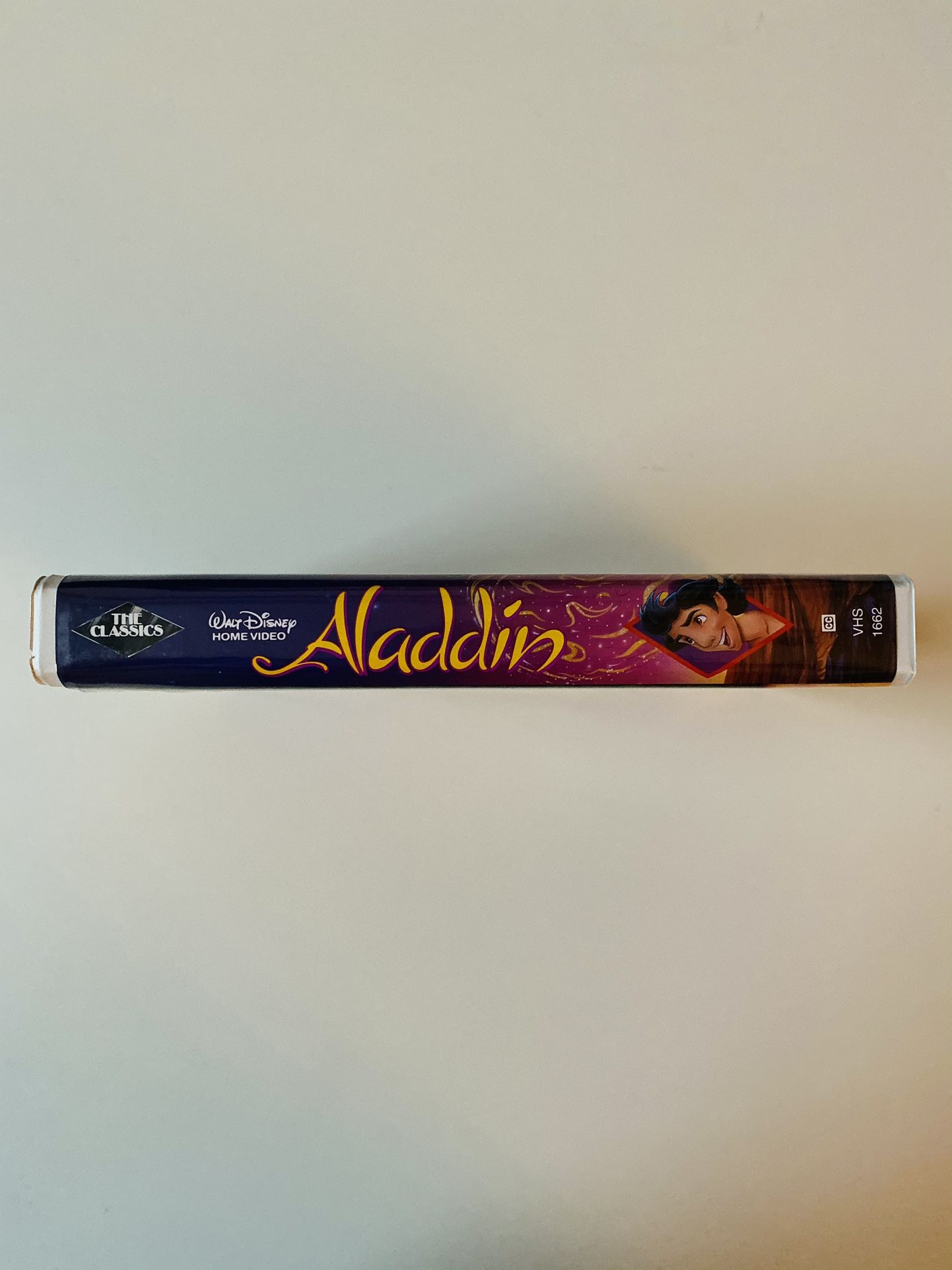 Walt Disney Classic collectible. “Aladdin”. Vintage Antique VHS. BLACK DIAMOND. The Original Animated Classic. Like new condition. Lots of fun for chi
