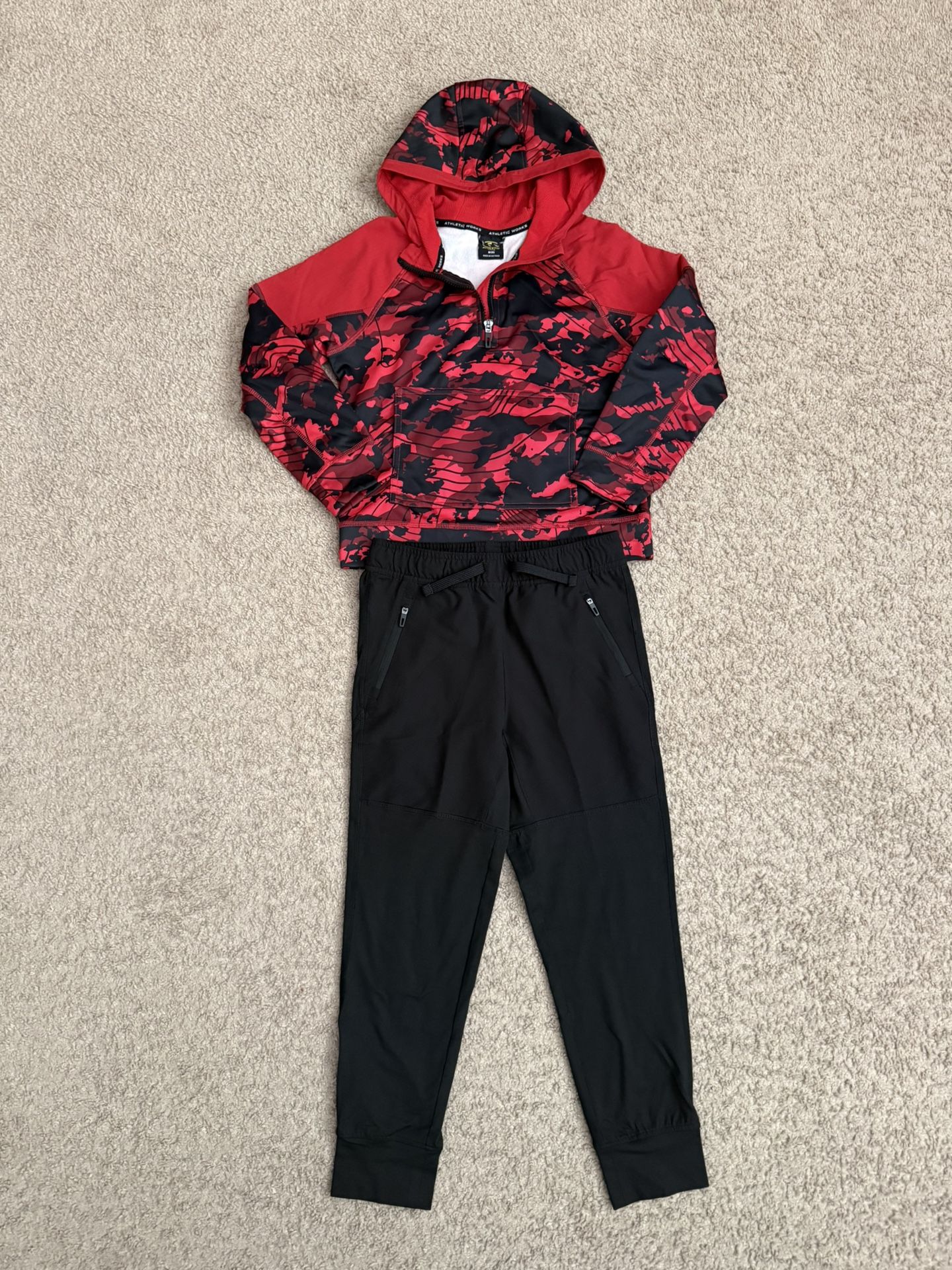 Boys Athletic Works Jogger Set - Size 8