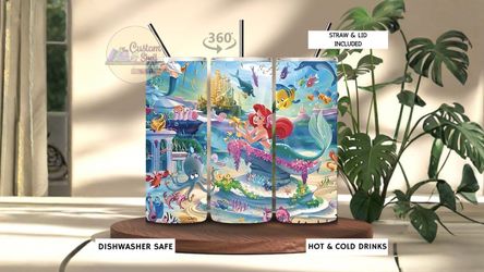 Under The Sea 20 Oz Stainless Steel Tumbler (READ DESCRIPTION)