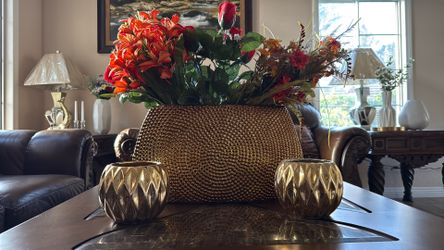 Modern Gold Piece Home Decor Set