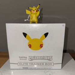POKEMON Celebrations Elite Trainer Box ETB 25th Anniversary New Factory Sealed
