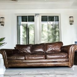 Bernhardt Top Grain Leather Sofa