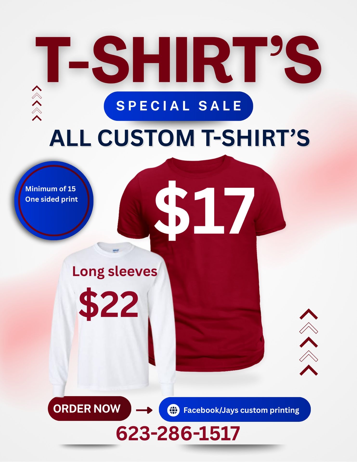 Custom Shirt Special!
