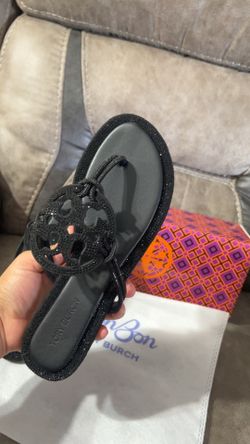 Tory burch rhinestone sandals