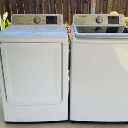 Samsung Washer And Electric Dryer Set Both Working 