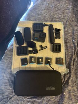 GoPro Hero 10 Black + 6 Batteries + Accessories – Like New