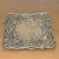 Arthur Court Grape And Vine Serving Trey -vintage 
