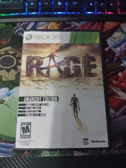 Rage Anarchy Edition Xbox 360 (Read Description)