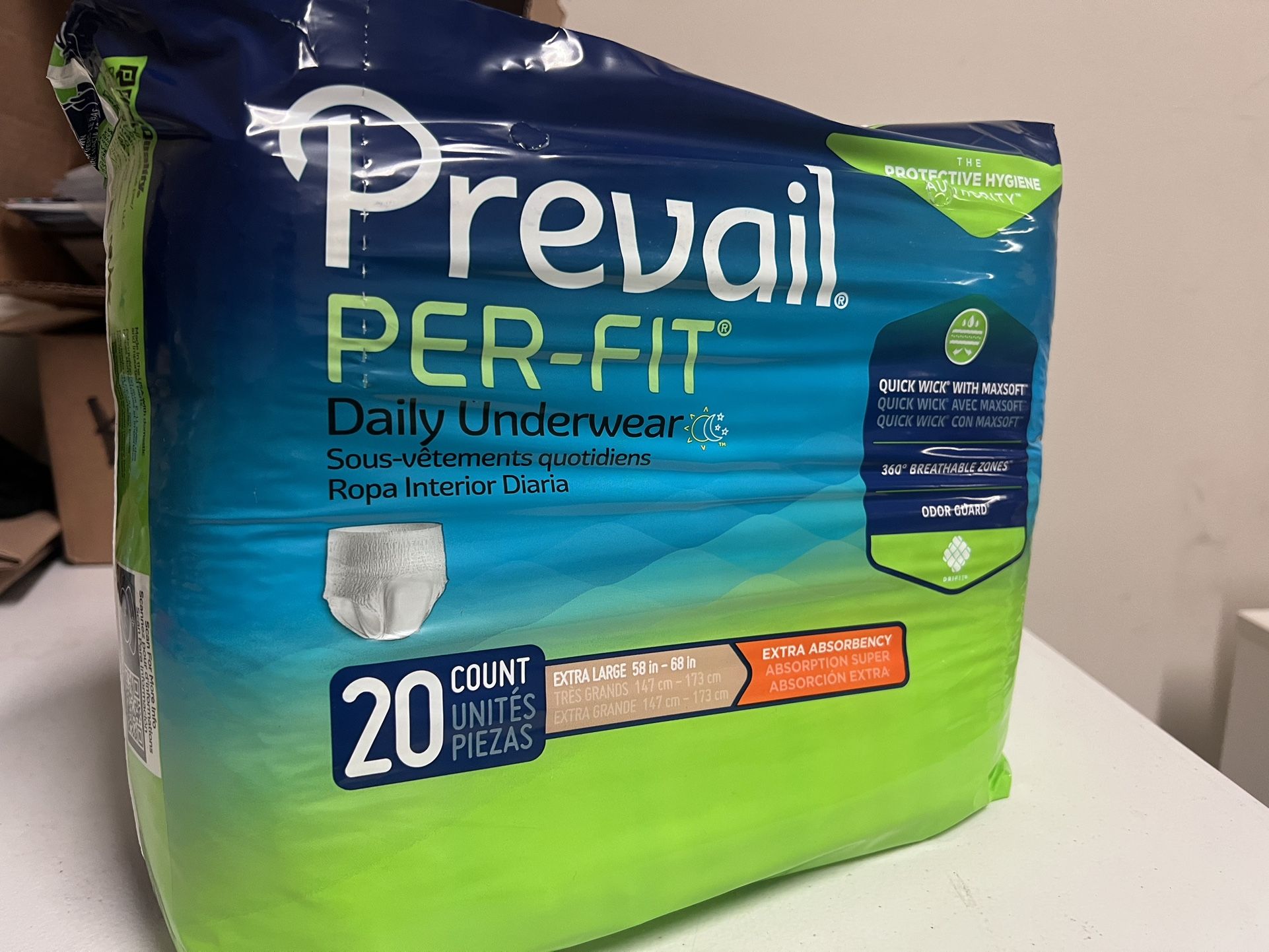 Prevail Disposable Underwear XL