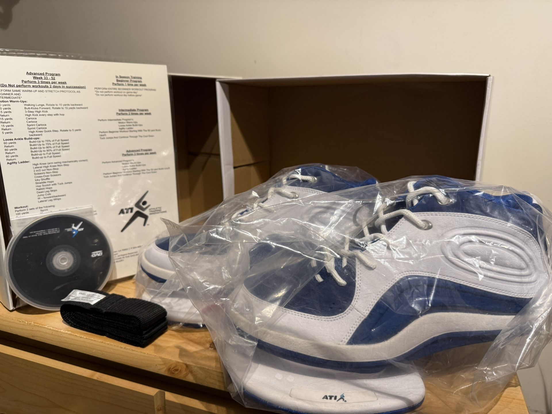 NEW Jump Training Shoes & Instructions (size 12)