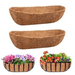24-inch Trough Coco Liner for Window Box Planter