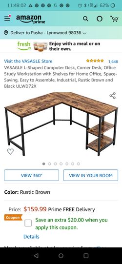 Office table brown