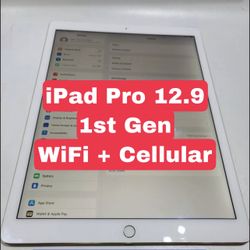 Apple iPad Pro 1st Gen. 128GB, Wi-Fi + Cellular, 12.9 in - Gold