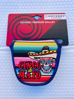 Odyssey Cinco de Mayo putter golf clubcover NEW