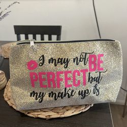 New Makeup Bag 12” Wide By 8” Tall