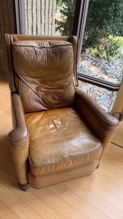 Macy’s Leather Recliner Chair
