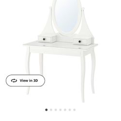 HEMNES Dressing table with mirror Or Make Up Vanity.
