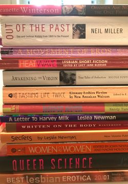16 New & Used Fiction/Non-Fiction LBTQ books