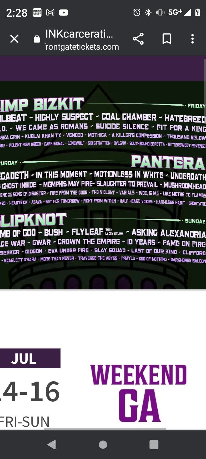 Inkarceration Concert