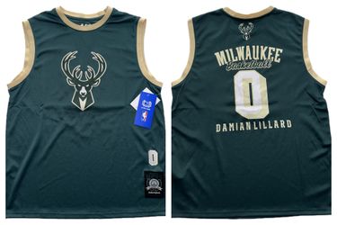 Milwaukee Bucks Lillard Jersey Men’s S-XL