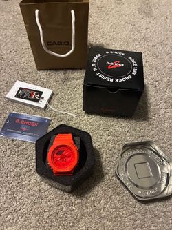 Gshock ga2100 bright red