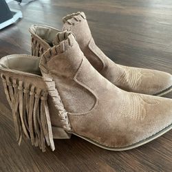Womens Suede Boots Size 7