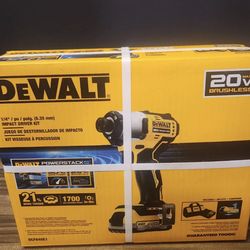 DeWalt DCF840E1 Impact Driver Kit Comes With Tool Battery Bag & Charger NEW  Factory Sealed