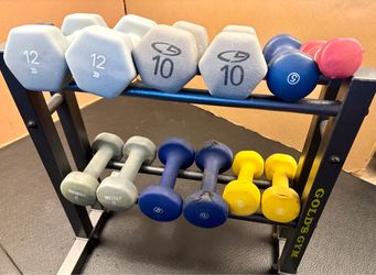 Dumbbells Cast Iron with Neoprene Coat (ASK for PRICES)