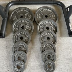 Cap Olympic Barbell Weight Plates $270 