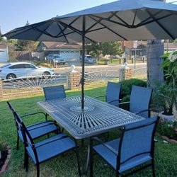 Brand New Patio Table Set Umbrella Not Included
